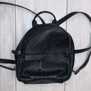 Black Mini-Backpack